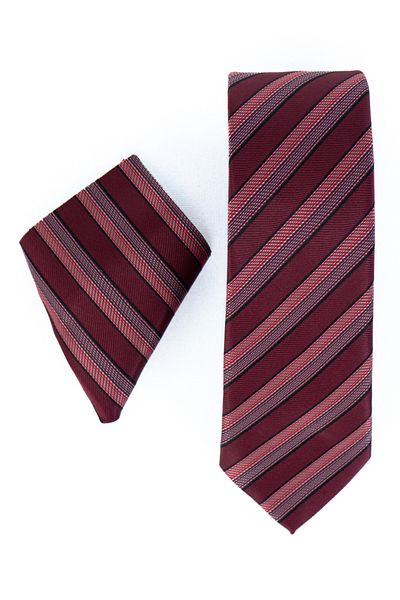 Oppland Men's Tie Classic Handkerchief Stylish Easy Shape Space Paledo Patterned Slim Fit Wide Design