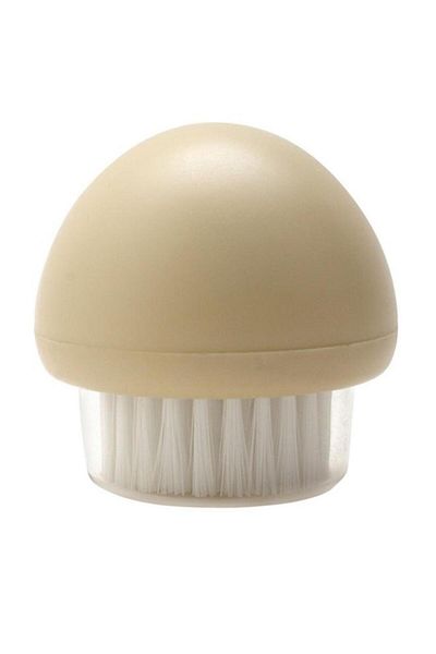 Generic joie Dishwasher Safe BPA-Free Nylon Vegetable Scrubber Brush White and Beige