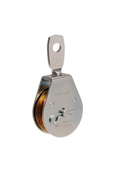 Generic Campbell Heavy Duty Single Swivel Eye Pulley Silver 2-1/2inch