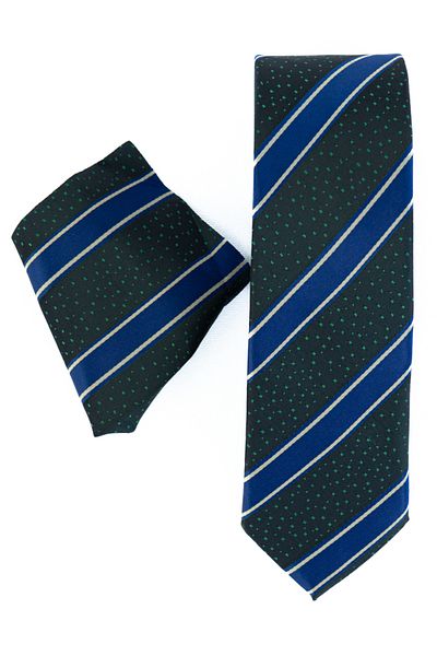 Oppland Men's Tie Classic Handkerchief Stylish Easy Shape Space Artenio Patterned Slim Fit Wide Design