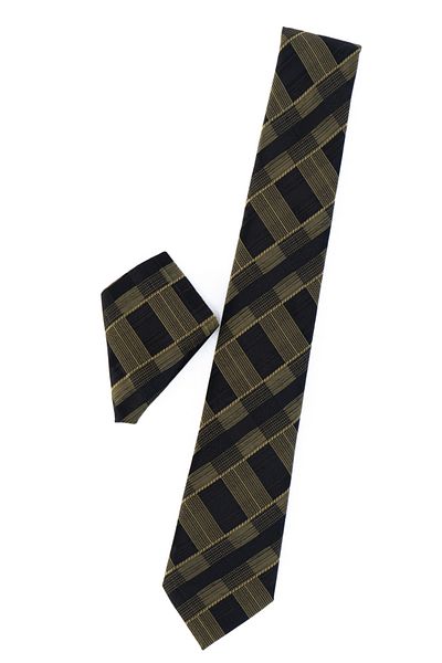 Oppland Men's Tie Classic Handkerchief Stylish Easy Shape Space Paledo Patterned Slim Fit Wide Design