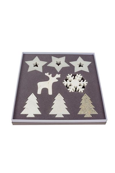 piatraonline Christmas Decoration - Set of 15 Pieces