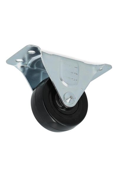 Generic ACE Plate High-Quality and Durable Swivel Caster Silver and Black 31-25000000-22100C