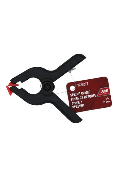 ACE Non-Slip Soft-Grip Wide Jaws Non-Marring Pads Plastic Spring Clamp 51mm