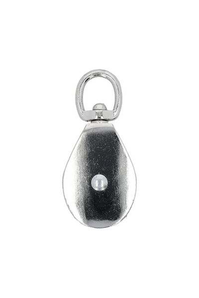 Generic Campbell Corrosion Resistant Single Sheave Swivel Eye Pulley Silver 2inch T7655042N