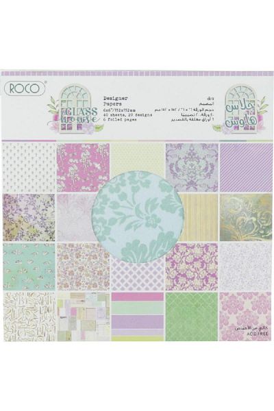Roco Paper Pad Glass House Assorted Color
