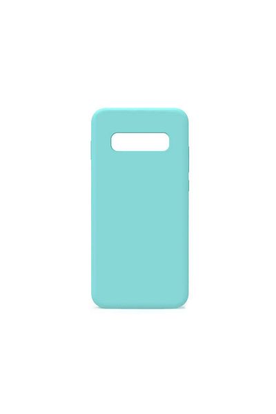 lemontti Husa Samsung Galaxy S10 Plus G975 Liquid Silicon Tiffany Blue