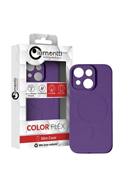 lemontti Husa Silicon iPhone 15 MagSafe Mov