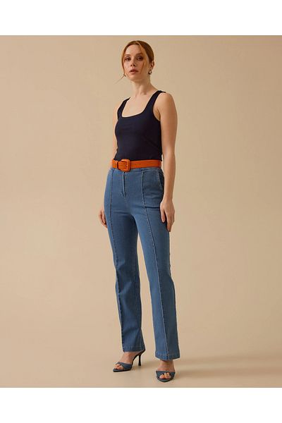 SEÇİL Square Neck Waist Boy Undershirt