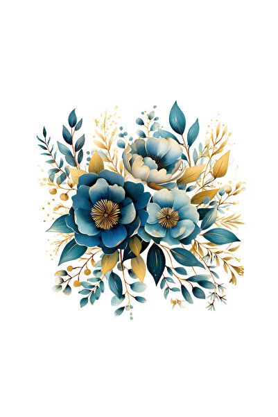 INOVATIX Σετ 8 τεμαχίων, Αυτοκόλλητο Fashion Flowers, INOVATIX®. 6 εκ.