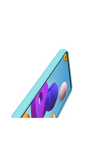 lemontti Husa Samsung Galaxy A21s Liquid Silicon Tiffany Blue