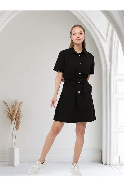 SOLİS MODA Women's Short Sleeve Dress