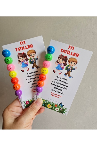 SOFT 20 Adet Kaleminiz küçüldükçe temalı Yumurtlayan kurşun kalem