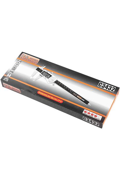 richmann exclusive Subler digital 150 mm, IP54, stainless steel, black, Richmann Exclusive