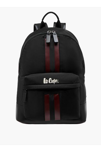 Lee Cooper Women's Panelled Backpack with Zip Closure and Adjustable Strap - 29x15x40 cm