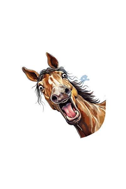 INOVATIX Set de 8 piese, autocolant Crazy Horse Denali, INOVATIX®. 6 cm