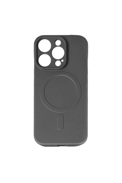 lemontti iPhone 15 Pro MagSafe silikonové pouzdro černé