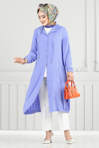 ModaMerve Καπάκι με κουκούλα Aerobin 362DVL897-M Baby Blue