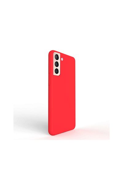 lemontti Case Samsung Galaxy S21 Plus Lemontti Liquid Silicon Red