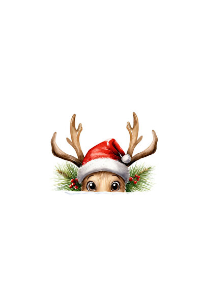 INOVATIX Set of 8 pieces, Curious Deer Sticker, INOVATIX®. 6 cm