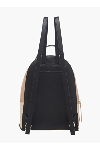 Flora Bella by Shoexpress Women's Colourblock Backpack with Zip Closure and Adjustable Strap - W 11.5 x H 29 x D 23.5 cm