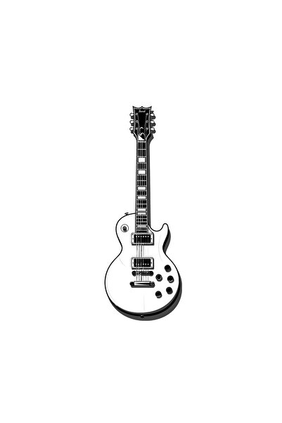 INOVATIX Set de 8 autocolante cu clipart pentru chitară electrică Gibson, INO...