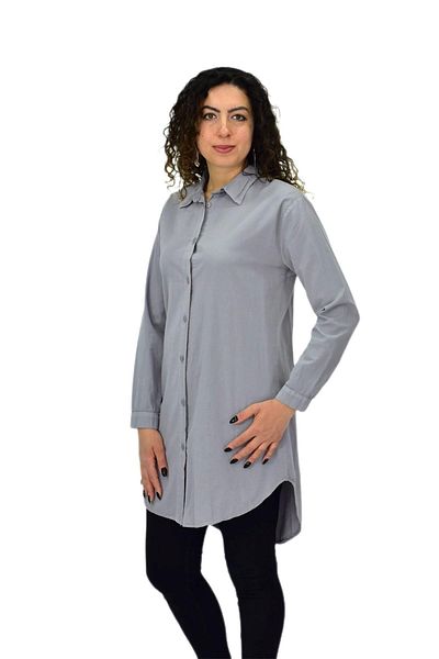 TELVİN Cămașă de damă cu mânecă lungă BGL-ST04648
