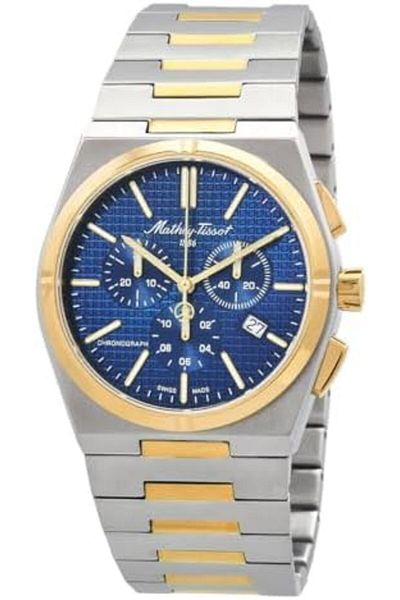 Mathey-Tissot Zoltan Chrono Chronograph Quartz Blue Dial Men's Watch