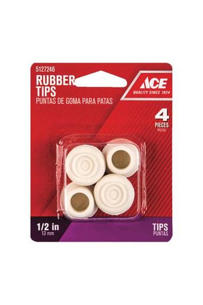 ACE مجموعة أطراف أرجل مطاطية (1.27 سم، 4 قطع)