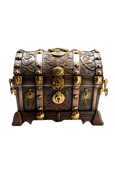 INOVATIX Σετ 8 τεμαχίων, Αυτοκόλλητο Σεντούκι Θησαυρού, INOVATIX®. 6 εκ.