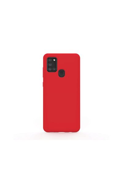 lemontti Case Samsung Galaxy A21s Lemontti Liquid Silicon Red