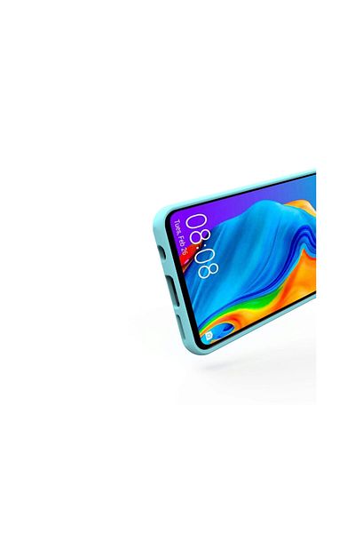 lemontti Husa Huawei P30 Lite Liquid Silicon Tiffany Blue
