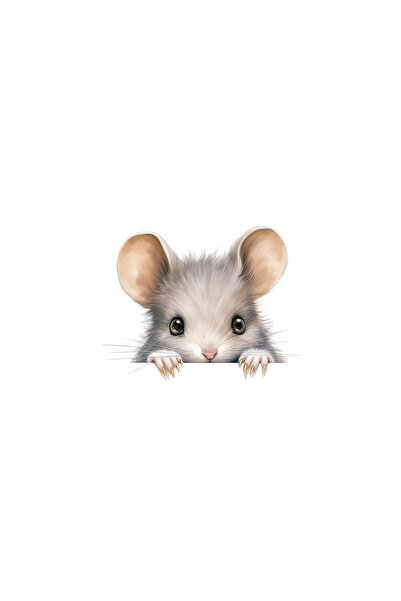 INOVATIX Set de 8 bucăți, autocolant cap de șoarece, INOVATIX®. 6 cm