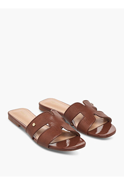 Celeste Women's Textured Slip-On Flat Sandals