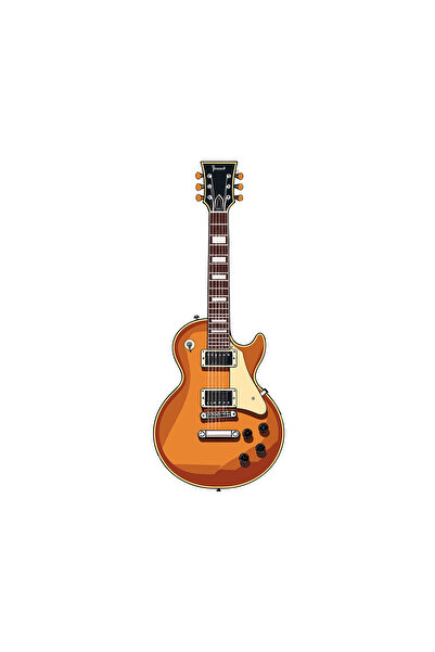 INOVATIX Set de 8 autocolante pentru chitară electrică Gibson Standard, INOVATIX®. 6 cm