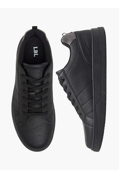 LBL by Shoexpress Men's Panelled Lace-Up Sneakers