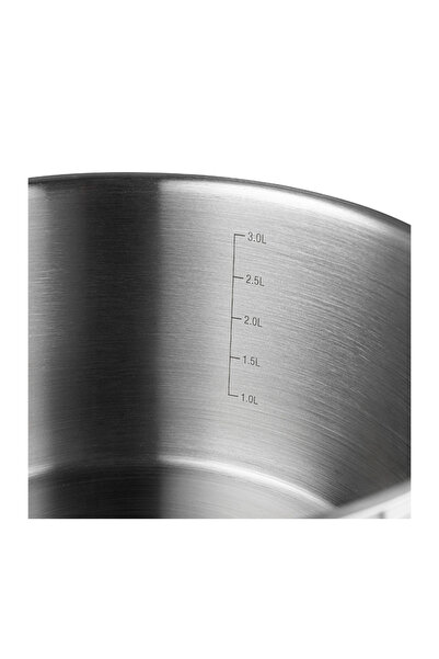 FLORINA Chef stainless steel pot set, stainless steel, double base,