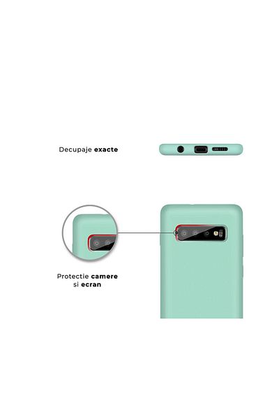 lemontti Husa Samsung Galaxy S10 G973 Liquid Silicon Tiffany Blue