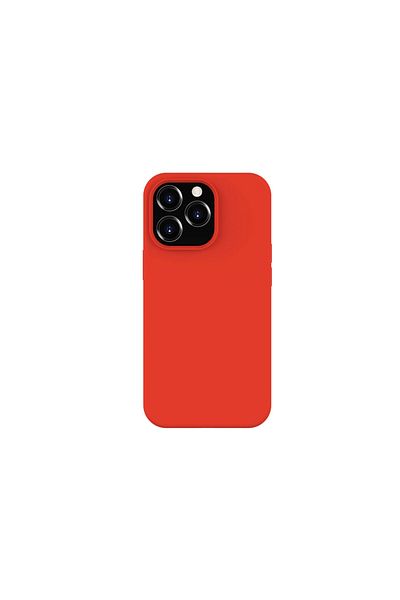 lemontti iPhone 13 Pro Case Lemontti Liquid Silicon Red