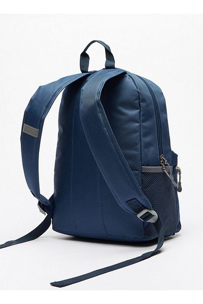 Oaklan by Shoexpress Logo Print Backpack with Adjustable Shoulder Straps