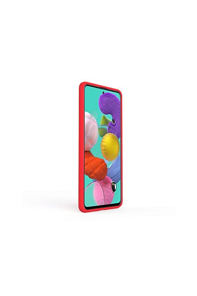lemontti Case Samsung Galaxy A51 4G Lemontti Liquid Silicon Red