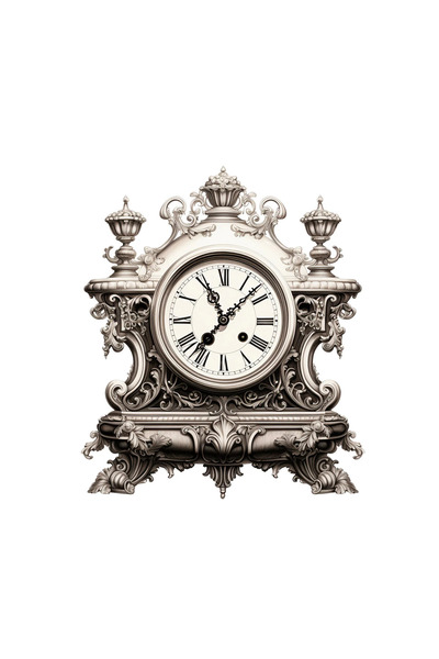 INOVATIX Σετ 8 τεμαχίων, Vintage αυτοκόλλητο ρολογιού Melvin, INOVATIX®. 6 εκ.