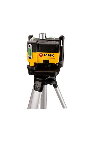 topex Laser level, rotating head, with tripod, 30 m, Topex