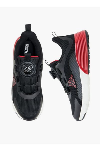 Kappa Boys' Logo Print Sports Shoes with Rotating Buckle Closure