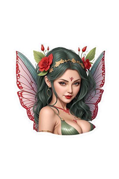 INOVATIX Set de 8 piese, autocolant față de fluture Nala, INOVATIX®. 6 cm