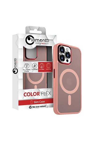 lemontti Husa Guardian Magsafe iPhone 15 Pro Max Transparentní / Roz