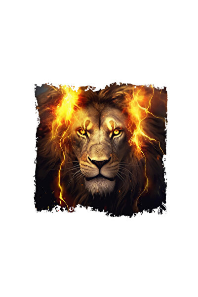 INOVATIX Set de 8 piese, autocolant Leu Energie, INOVATIX®. 6 cm