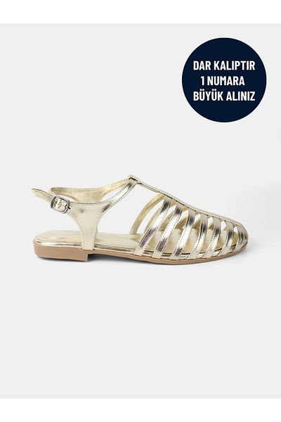 MAGGIO Gold Gold Women's Sandals
