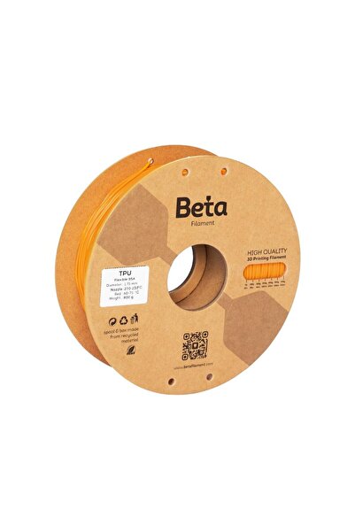 Beta Filament Beta TPU 95A Filament Transparent Tangerine Orange
