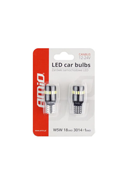 OEM LED CANBUS T10 W5W 19 SMD White 12V Car Bulb Set